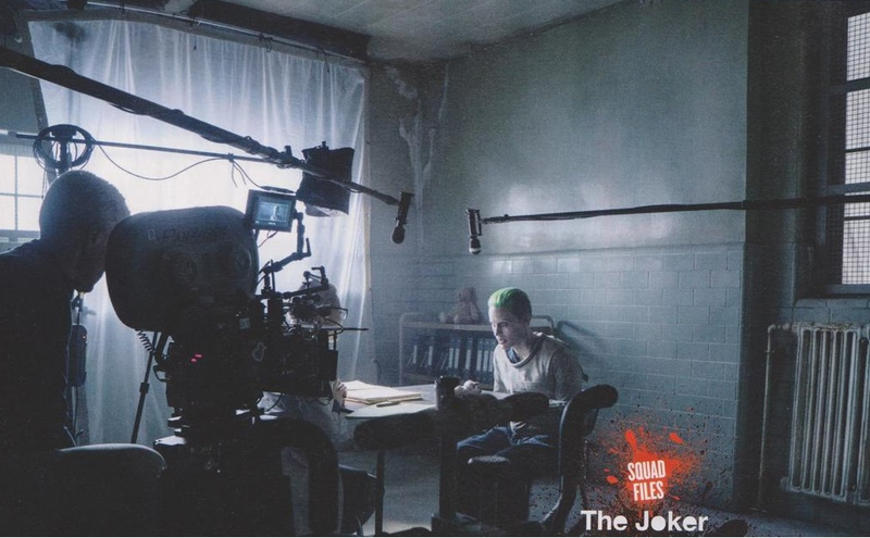 Illustration for article titled El Joker luce más psicópata que nunca en las nuevas fotos de Suicide Squad